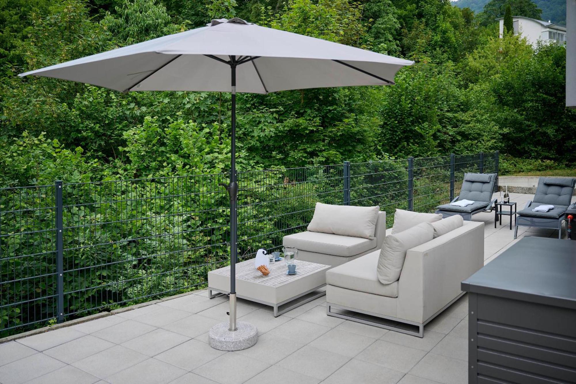 Charmantes Apartment mit Garten über Bregenz Exterior foto
